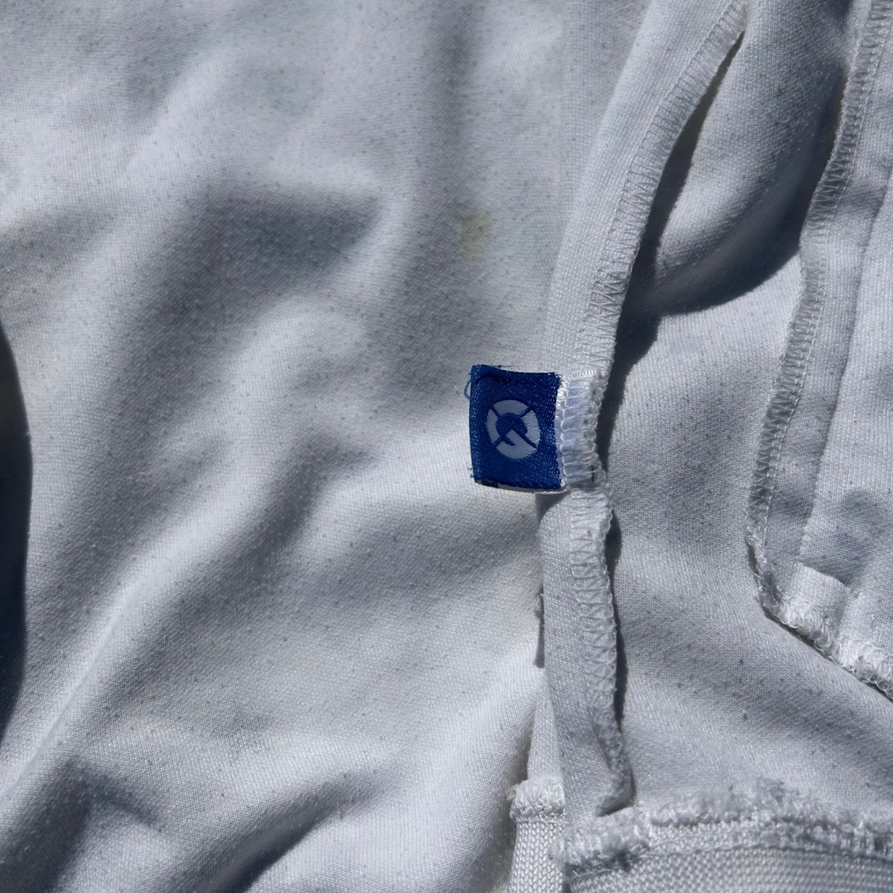 Vintage G-Unit Full Zip Track Jacket White All Over Print Logo Mens L 50 Cent - Picture 5 of 9